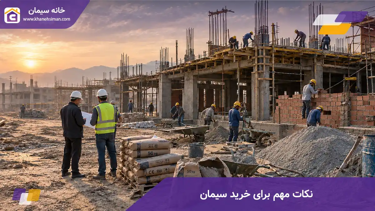 نکات مهم برای خرید سیمان