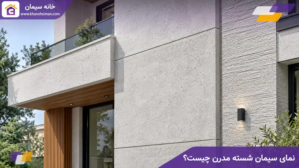 نمای سیمان شسته مدرن چیست؟
