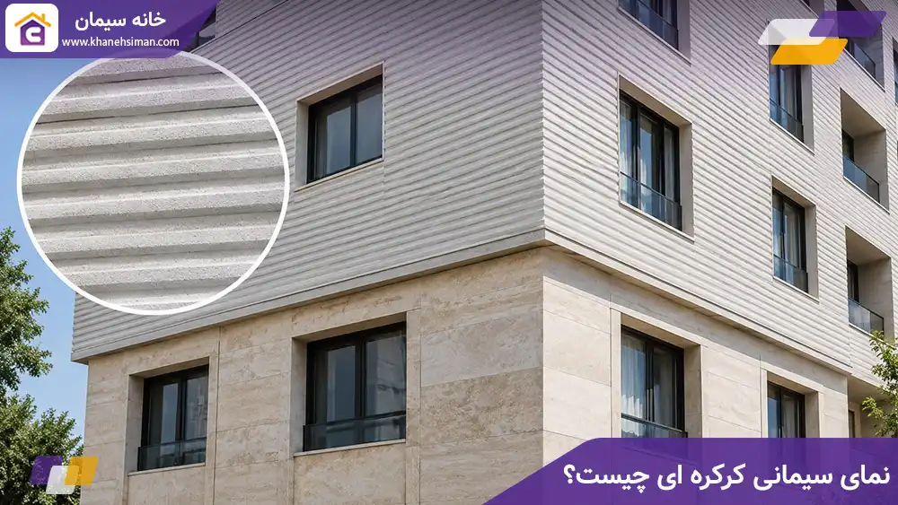 نمای سیمانی کرکره ای چیست؟