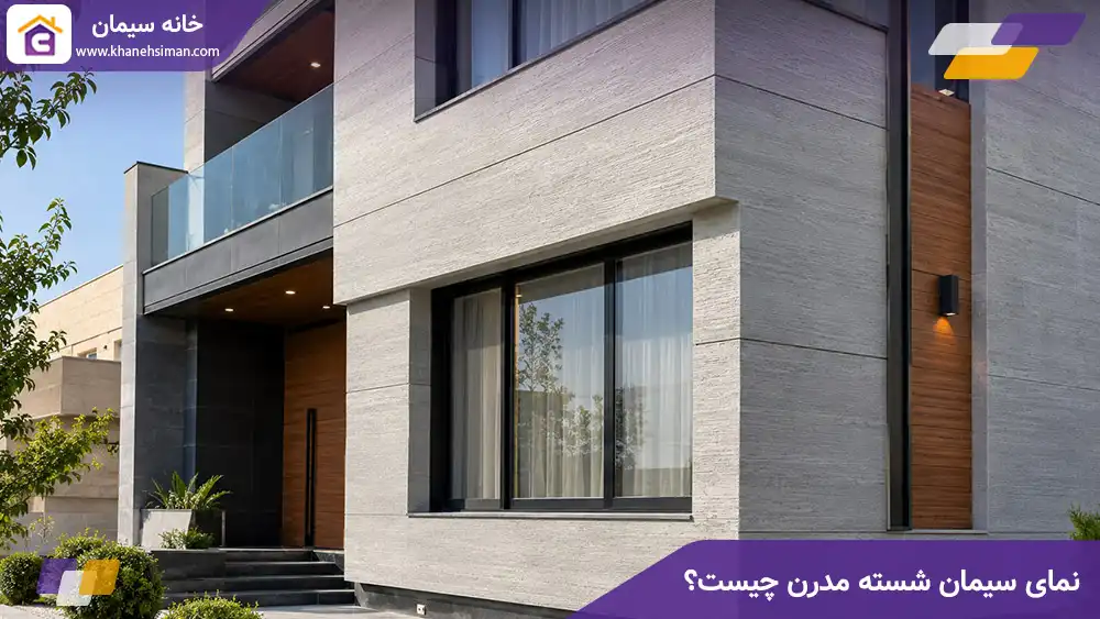 نمای سیمان شسته مدرن چیست؟